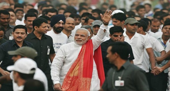 Allahabad Modi 02 मैं दलितों, वंचितों के कल्याण को समर्पित: प्रधानमंत्री मोदी