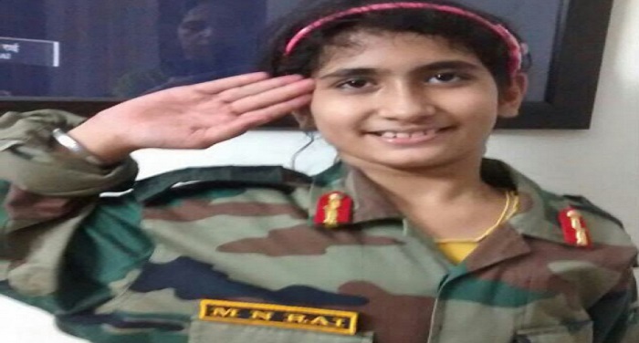 MN RAI DAUGHTER कश्मीर में जवानों को शहीद कर्नल राय की बेटी का सलाम