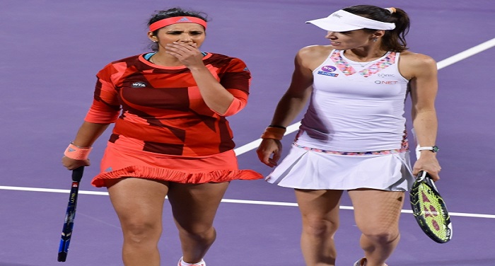Martina Hingis and Sania Mirza विंबलडन: क्वार्टर फाइनल में पहुंचीं सानिया, बोपन्ना हारे
