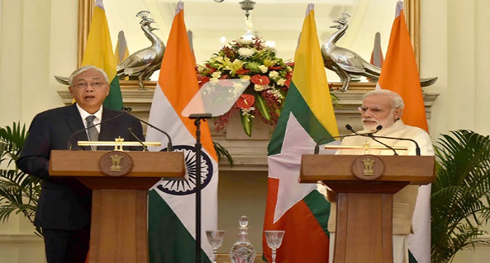 Modi ji 01 1 म्यांमार के राष्ट्रपति से मिले मोदी, दोनों देशों के बीच 4 समझौते
