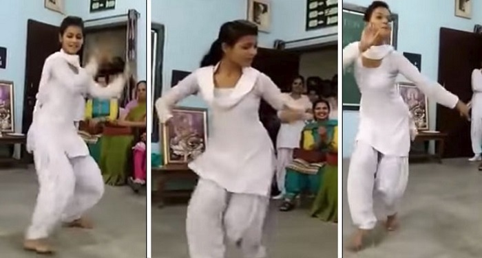 Haryanvi school girl dance on sapna song जब सपना चौधरी के तर्ज पर जमकर थिरकी स्कूल की छात्रा...
