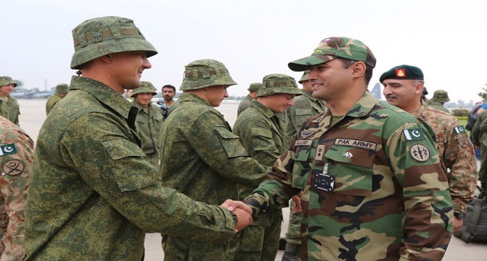 Russian force reached Pakistan will do exercises together रुसी सेना पहुंची पाकिस्तान, एक साथ करेंगे सैन्य अभ्यास