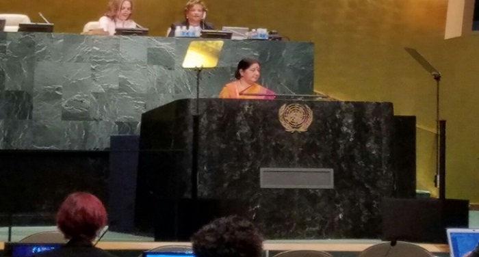 Sushma कश्मीर भारत का अभिन्न हिस्सा है और हमेशा रहेगा: सुषमा स्वराज (वीडियो)