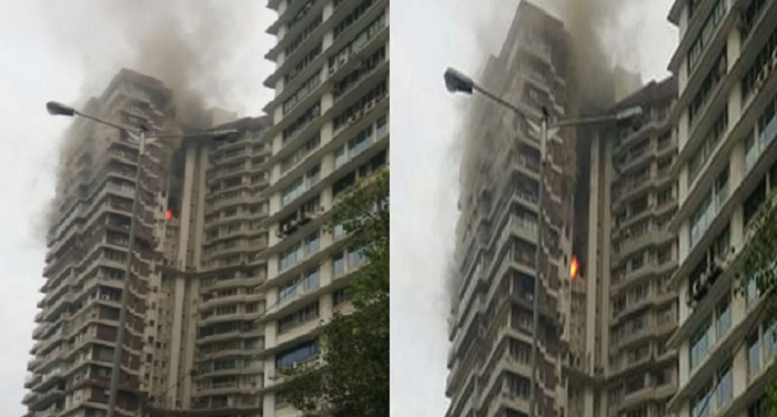 Mumbai maker apartment fire killed 2 people मुंबई के मेकर अपार्टमेंट में लगी आग से 2 लोगों की मौत