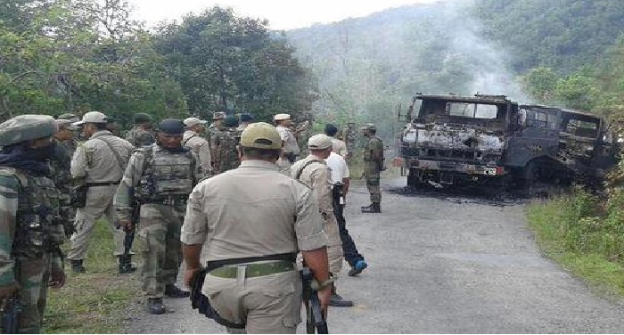Milleter attch मणिपुर में उग्रवादियों के हमले में 5 सुरक्षाकर्मी घायल