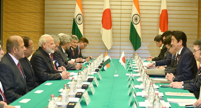 Modi jimcnj भारत, जपान ने असैन्य परमाणु समझौते पर हस्ताक्षर किए