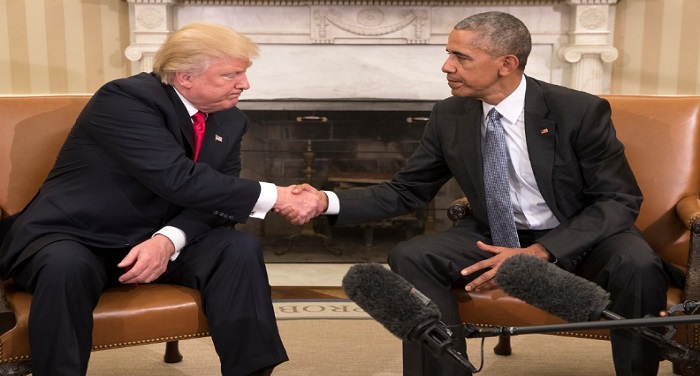 Obama and trump व्हाइट हाउस में ओबामा से मिले ट्रंप, कई मुद्दों पर हुई चर्चाएं