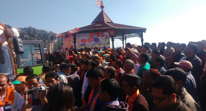 Parivartan Yatra देवभूमि में परिवर्तन यात्रा में उमड़ी जोरदार भीड़