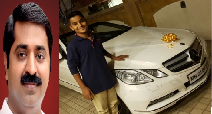 RAM KADAM नोटबंदी के माहौल में भाजपा विधायक ने बेटे को तोहफे में दी मर्सिडीज कार