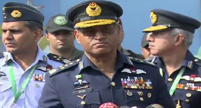 Sohel amaan पाकिस्तानी वायुसेना प्रमुख की गीदड़ भभकी, कहा पाकिस्तान युद्ध के लिए तैयार