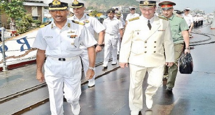 India russia 14 दिसंबर से भारत और रुस करेंगे नौसेनिक अभ्यास