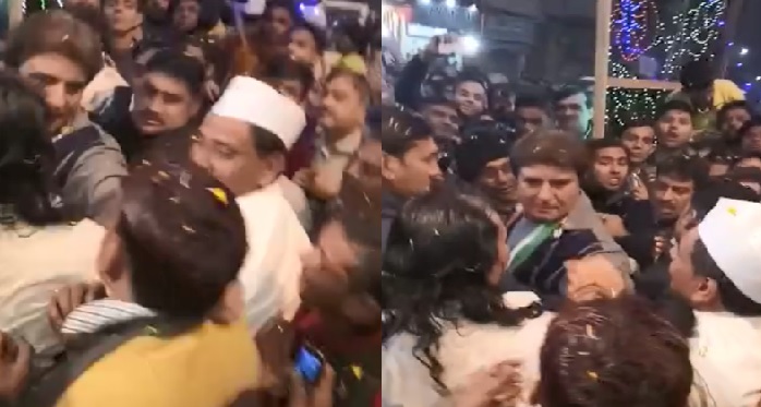 raj babar प्रशंसकों से उलझे कांग्रेस नेता राजबब्बर
