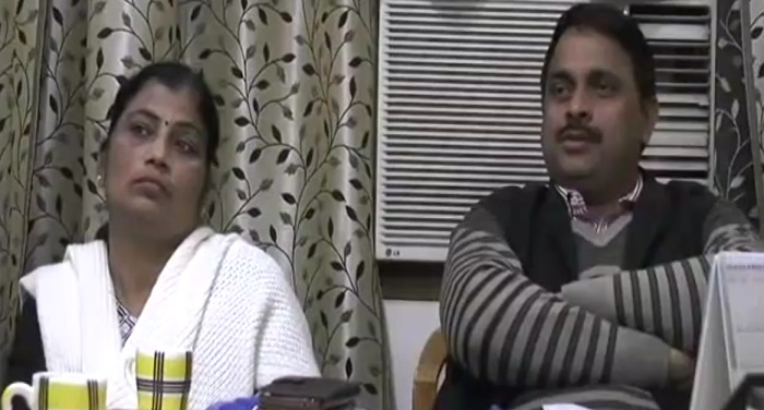 sitapur MLC आनंद भदौरिया के रिश्तेदार ने दी महिला अधिकारी को धमकी