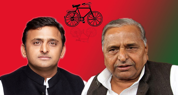 akhlish mulayam 1 क्या आज समाजवादी पार्टी की 'साइकिल' होगी फ्रीज?