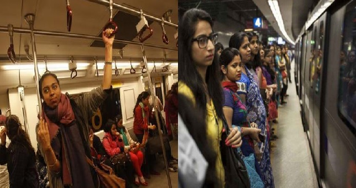 delhi metro ladies coach महिलाएं चाकू लेकर कर सकेंगी दिल्ली मेट्रो का सफर
