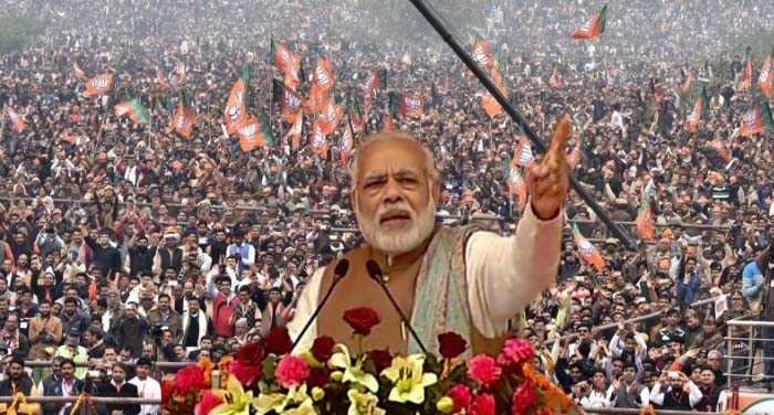 modi relly 1 बसंत पंचमी के बाद से शुरू होगा भाजपा का चुनावी समर