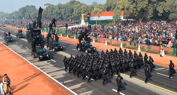 nsg commandos गणतंत्र दिवस में पहली बार राजपथ पर NSG कमांडोज ने किया मार्च