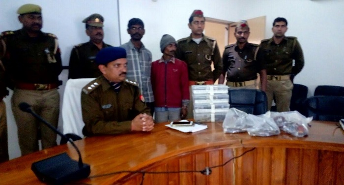 shahjhanpur 1 1 बड़े पैमाने पर पुलिस ने पकड़ा अवैध हथियारों का जखीरा
