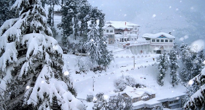 snow1 हिमाचल में सफेद चादर से ढकी सड़कें....देखिए तस्वीरें