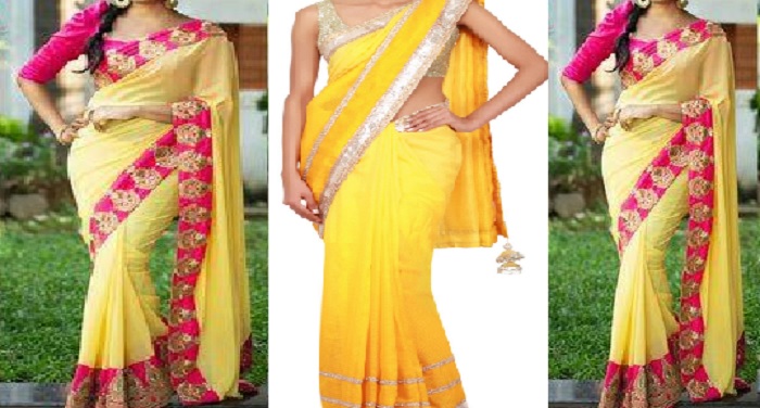yellow saree बसंत पंचमी पर खुद को ऐसे दे ट्रडीशनल लुक