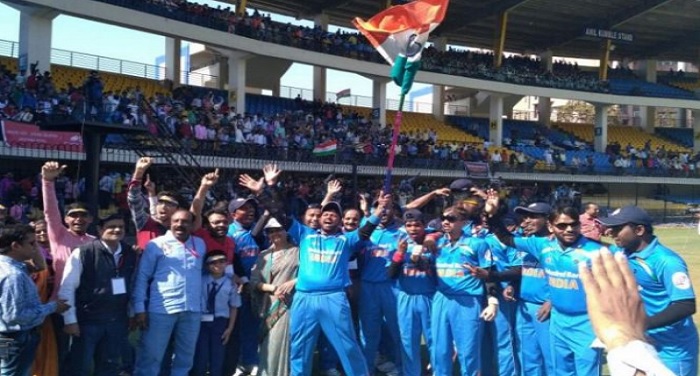 BLIND T20 ब्लाइंड टी 20 वर्ड कप में भारत ने इंग्लैंड को 10 विकेट से हराया