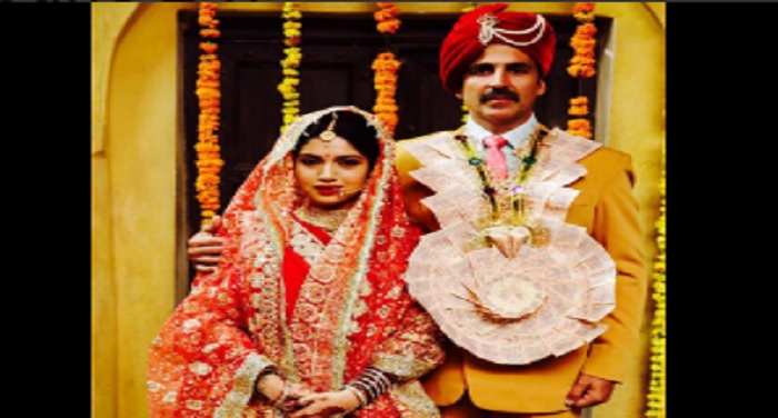 akshay टॉयलेट की शूटिंग पूरी, अक्षय ने ट्वीट की शादी वाली तस्वीर