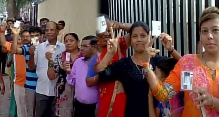 bmc voting मुंबई में बीएमसी चुनाव जारी, 227 सीटों पर डाला जा रहा है वोट