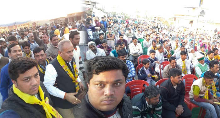 feature आयेंद्र शर्मा ने 20 हजार लोगों के साथ निकाली रैली