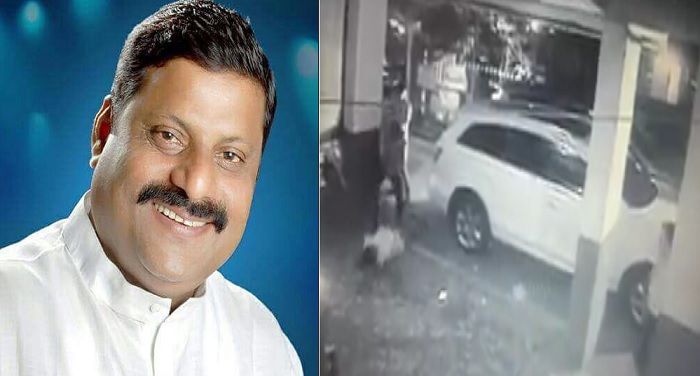 manj महाराष्ट्र कांग्रेस के नेता मनोज म्हात्रे की हत्या, घटना सीसीटीवी में कैद