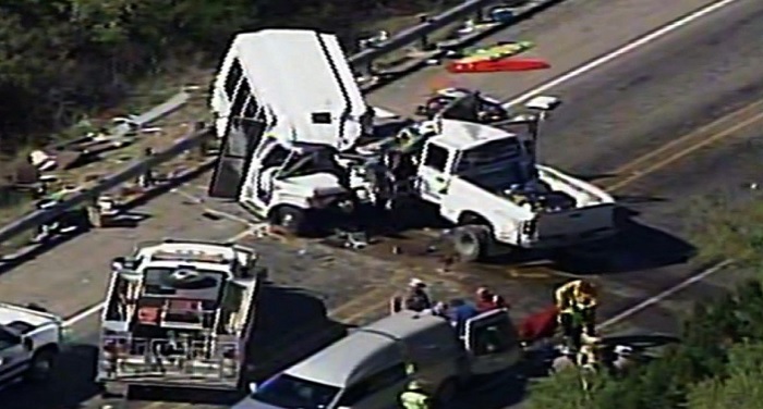 america अमेरिका के टेक्सास शहर में सड़क दुर्घटना में 12 की मौत