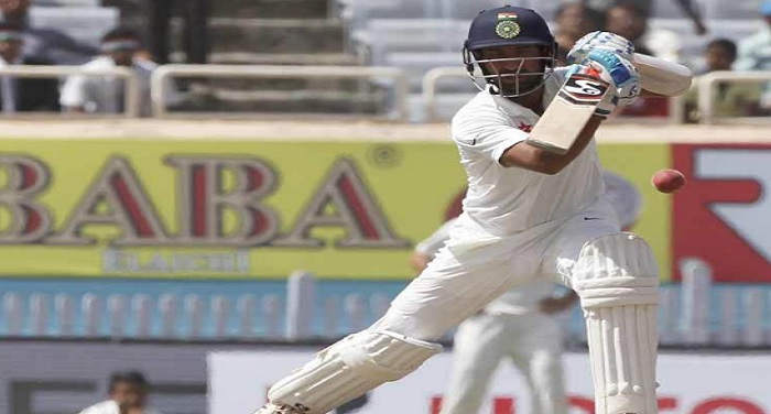 pujara रांची टेस्ट: तीसरे दिन लंच तक भारत ने दो विकेट पर बनाए 193 रन