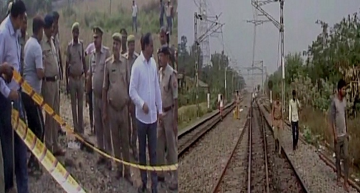 sant kabir nagar railway track bomb संत कबीर नगर में रेलवे ट्रैक के पास मिले 4 जिंदा बम, धमाके में एक घायल