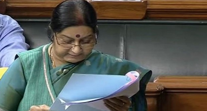 sushma swaraj विदेशों में बसे भारतीयों की सुरक्षा पहली प्राथमिकता : सुषमा स्वराज
