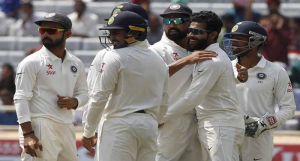 team india भारत - इंग्लैंड का पांचवां टेस्ट मैच , दूसरी पारी में टीम इंडिया ने 7 विकेट के नुकसान पर बनाए 218 रन