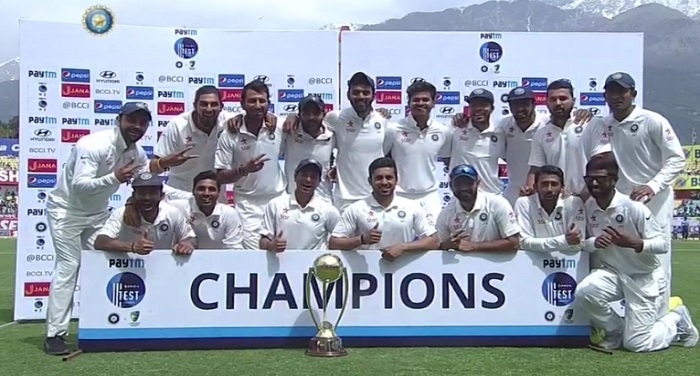 team भारत ने आॅस्ट्रेलिया को 8 विकेट से हराकर 2-1 से किया सीरीज पर कब्जा