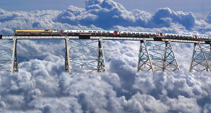 train to the cloud ये ट्रेन आपको कराएगी बादलों की सैर...