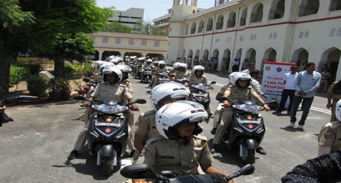 jaipur ladies police officer 52 महिला पुलिसकर्मी जयुपर में मनचलों के दिमाग को लगाएंगी ठिकानें