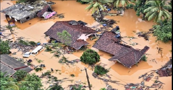 वलसवलस श्रीलंका में मूसलाधार बारिश ने मचाई तबाही, मदद के लिए आगे आई भारतीय नौसेना