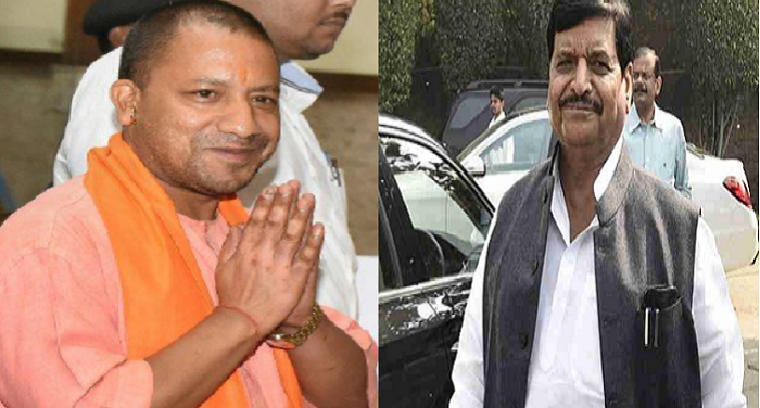 2 yogi vs shivpal मुख्यमंत्री योगी आदित्यनाथ के साथ शिवपाल यादव की गुपचुप बैठक