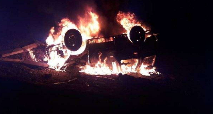 sd खूनी संघर्ष: रायबरेली में 5 लोगों की कार के अंदर जिंदा जलकर मौत