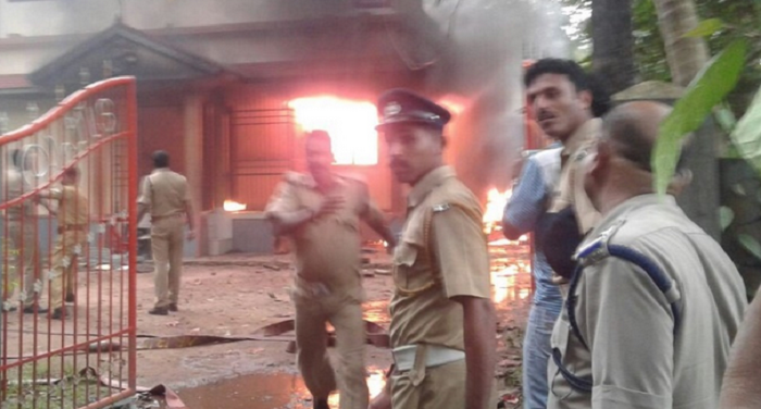 केरल में बीजेपी और आरएसएस दफ्तर में विस्फोट