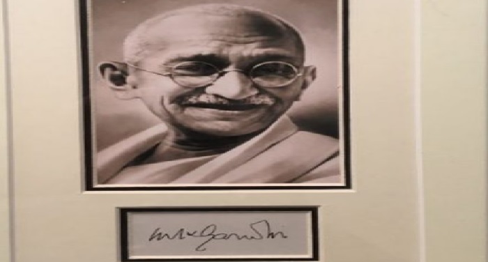 bollywood, Launch, poster, Gandhi Memorbialia, Bapu, Bhanu Pratap Singh