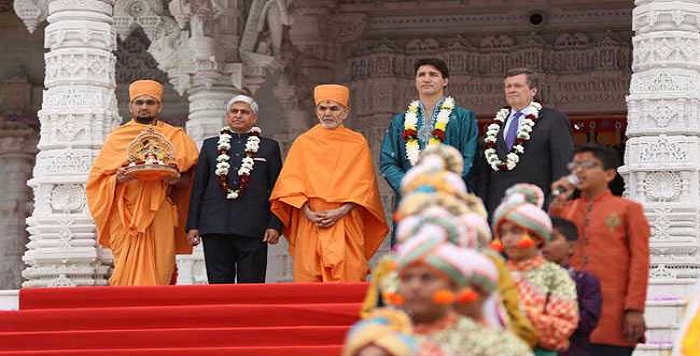 Canadian, Prime Minister, visit, temple, India, Justin Trudeau