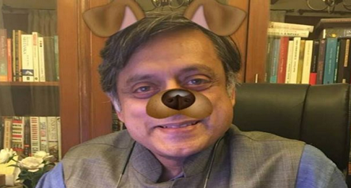 congress, aib, snapchat, dog meme controversy, shahi tharoor, minister, dog filter