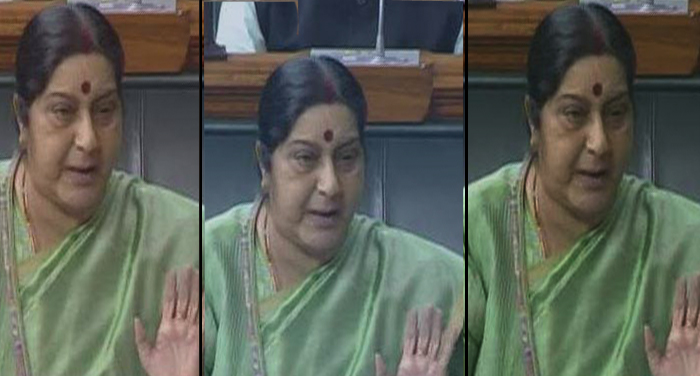 sushma swaraj, speaks, indian, iraq, india, mosul, parliament