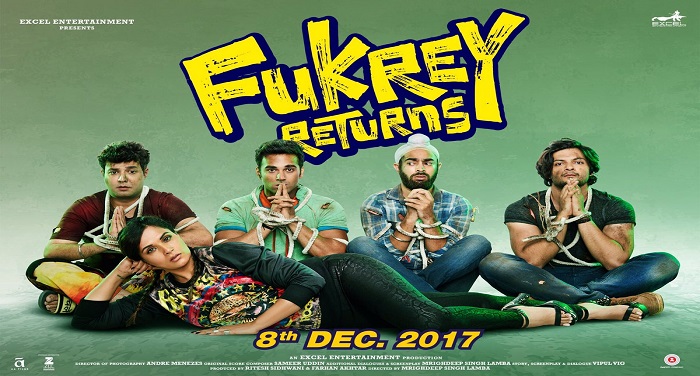 Fukery Returns फुकरे रिटर्न्स का पोस्टर हुआ जारी, 8 दिसंबर से होगी सिनेमाघरों में