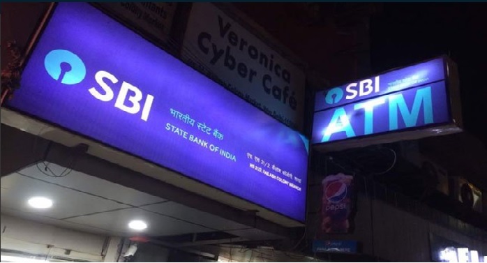 state bank of india block atm