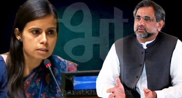 Shahid Khaqan Abbasi and gambhir जानिए कौन है यूएन में पाक को बेनकाब करने वाली भारतीय महिला