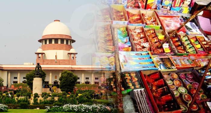 diwali crackers and supreme court दिल्ली-NCR में शांति से मनेगी दिवाली, पटाखा बिक्री पर SC ने लगाई रोक