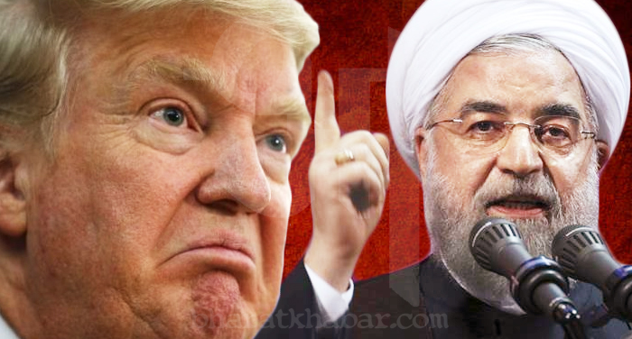 donald trump and hassan rouhani ट्रंप के फैसलों से अमेरिका पड़ रहा दुनिया में अलग-थलग : रूहानी